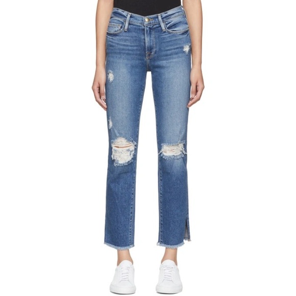 Frame Denim Le Nouveau Straight in Sackett - Picture 1 of 15